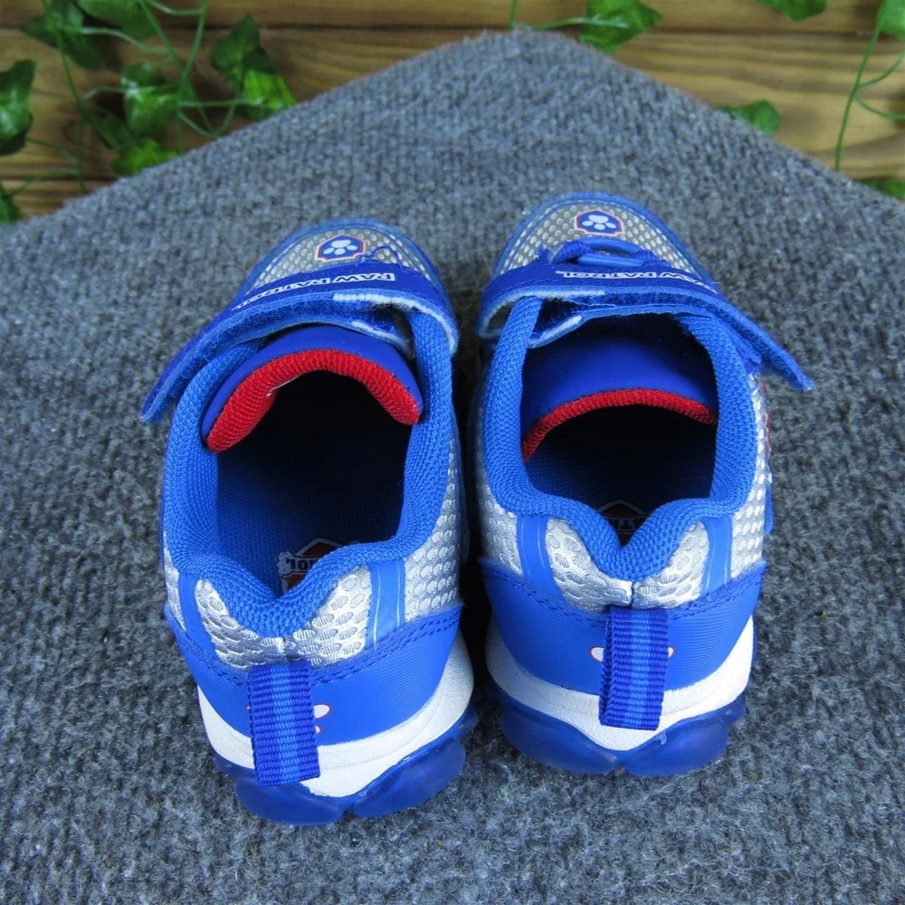 PAW Patrol Boys‎ Sneaker  Sz T 6 Medium Blue Synthetic Hook & Loop